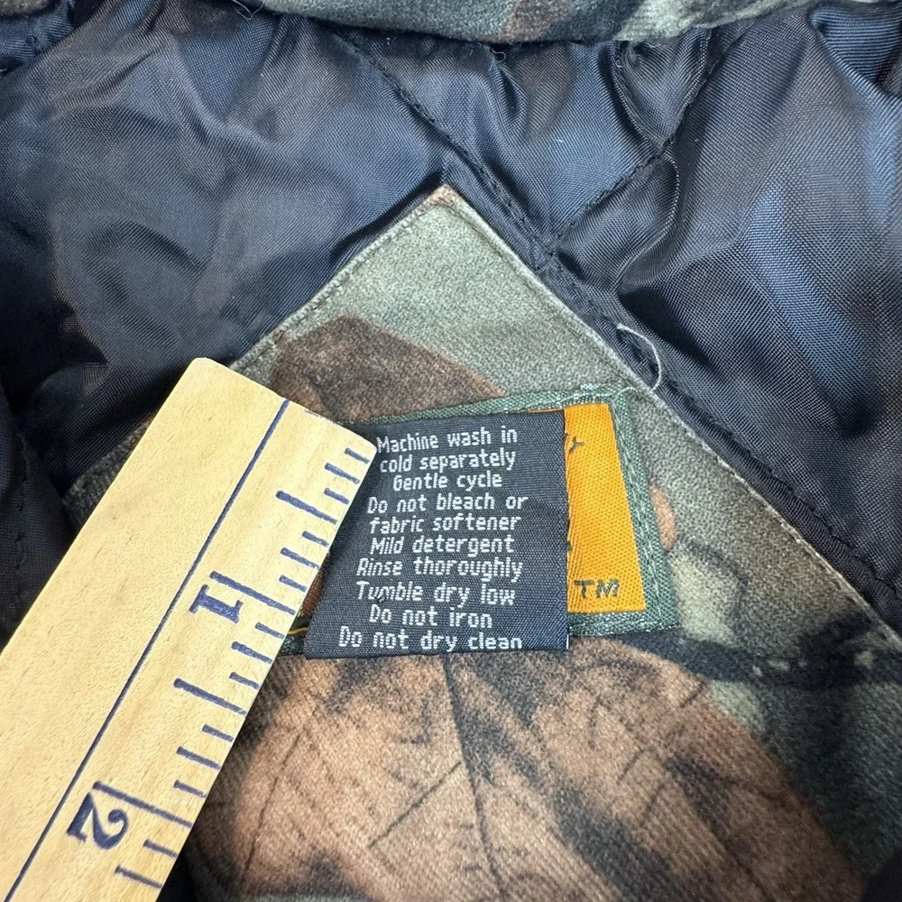 Trail Crest Kids Highland Timber Camo Jacket L Full Zip Insulated Hunting‎ Coat